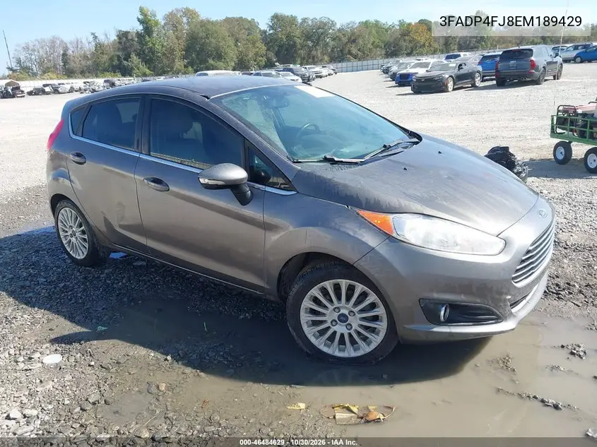 FORD FIESTA 2014, VIN 3FADP4FJ8EM189429