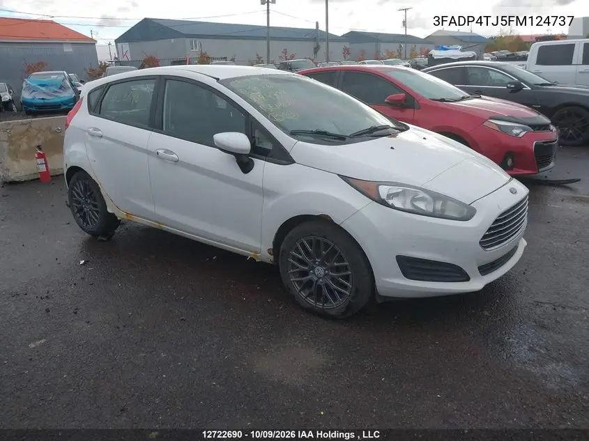FORD FIESTA 2015, VIN 3FADP4TJ5FM124737