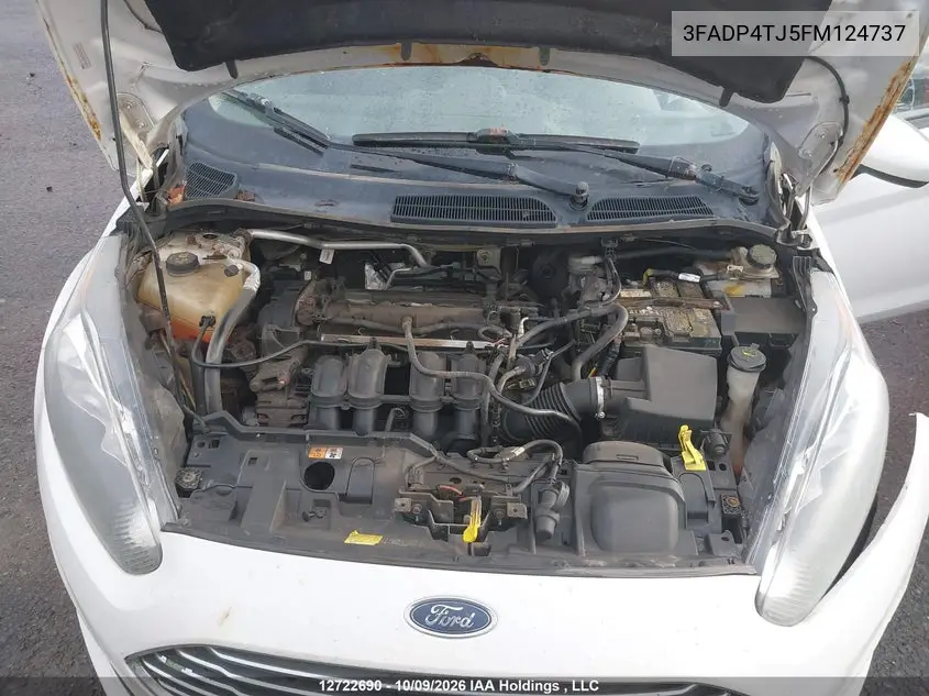 2015 FORD FIESTA VIN 3FADP4TJ5FM124737 — фото 10