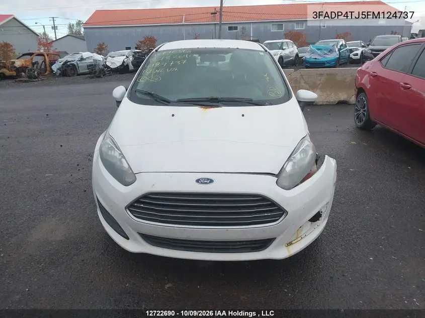 2015 FORD FIESTA VIN 3FADP4TJ5FM124737 — фото 12
