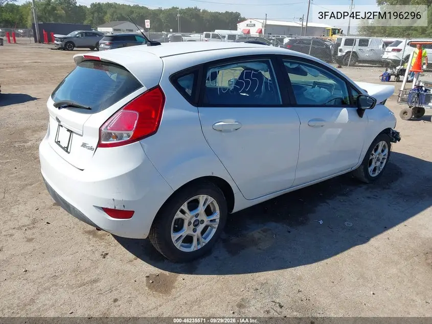 2015 FORD FIESTA VIN 3FADP4EJ2FM196296 — фото 4