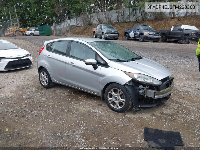 FORD FIESTA 2015, VIN 3FADP4EJ3FM220363