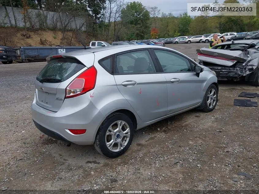 2015 FORD FIESTA VIN 3FADP4EJ3FM220363 — фото 4