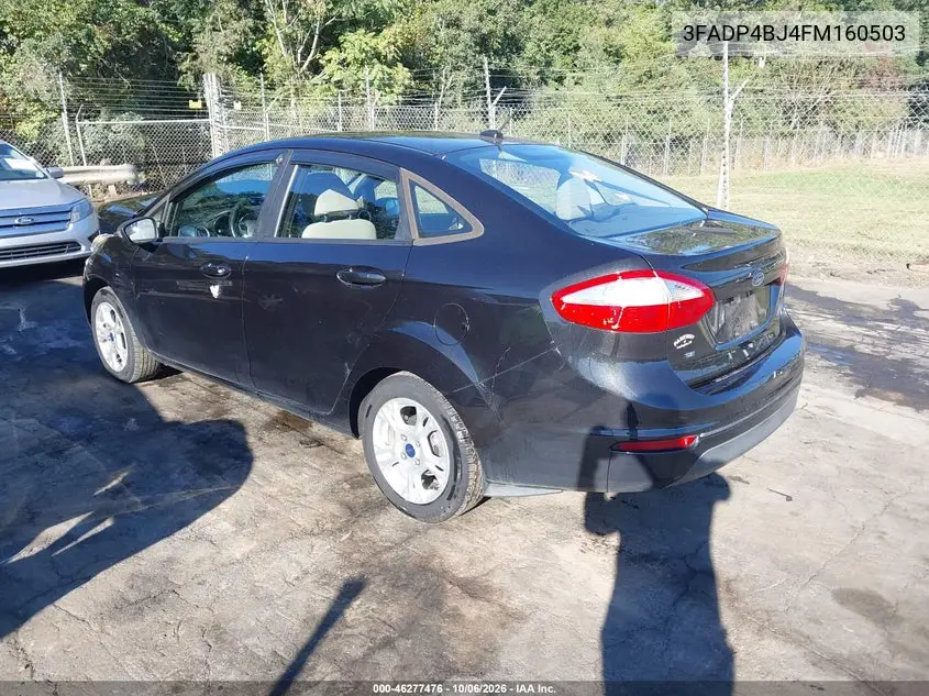 2015 FORD FIESTA VIN 3FADP4BJ4FM160503 — фото 3