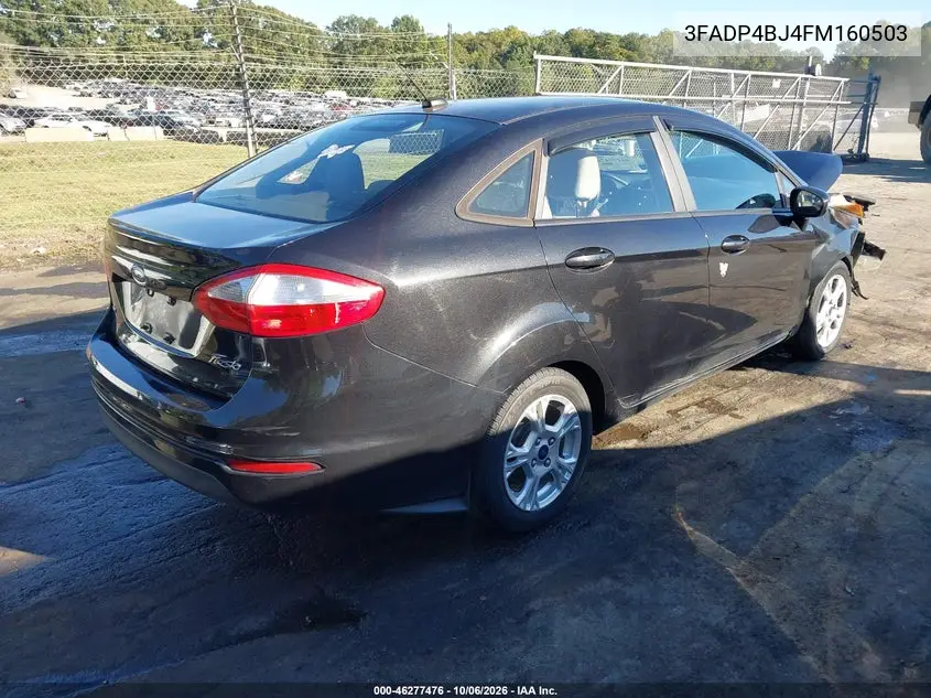 2015 FORD FIESTA VIN 3FADP4BJ4FM160503 — фото 4