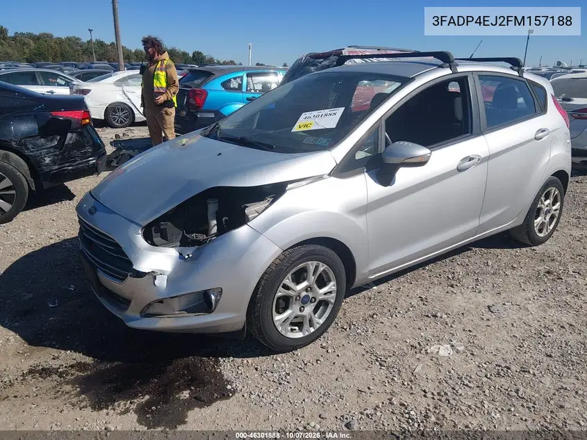 2015 FORD FIESTA VIN 3FADP4EJ2FM157188 — фото 2