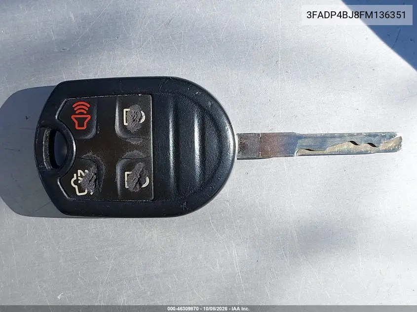 2015 FORD FIESTA VIN 3FADP4BJ8FM136351 — фото 11