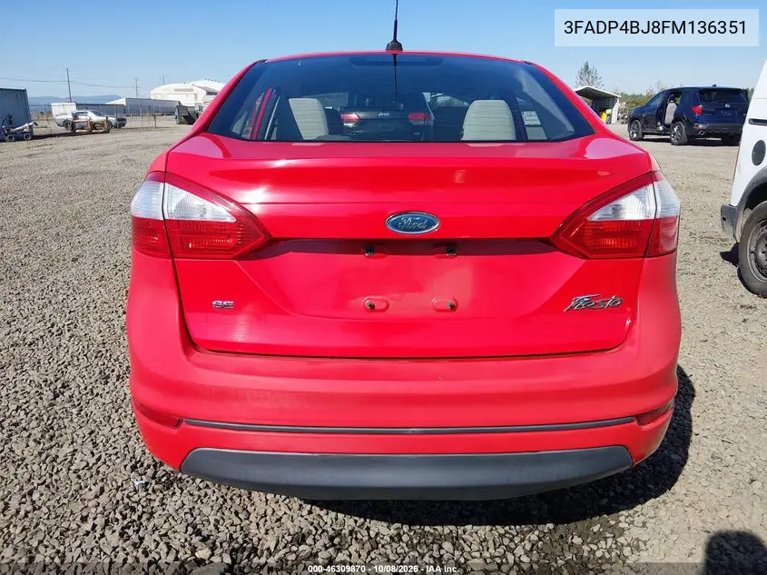 2015 FORD FIESTA VIN 3FADP4BJ8FM136351 — фото 16