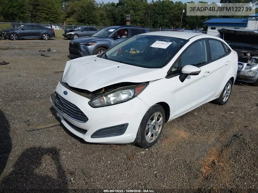 2015 FORD FIESTA VIN 3FADP4BJ8FM122739 — фото 2