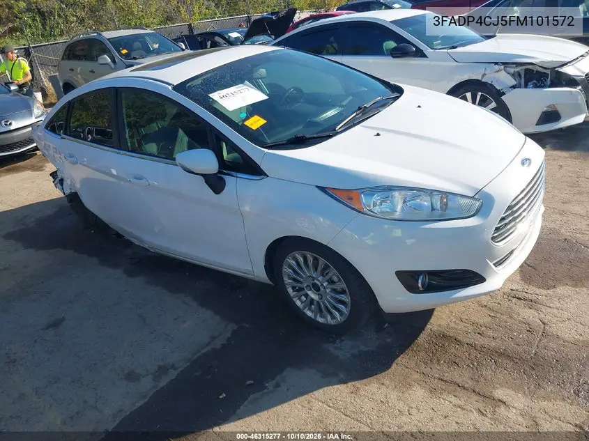 FORD FIESTA 2015, VIN 3FADP4CJ5FM101572