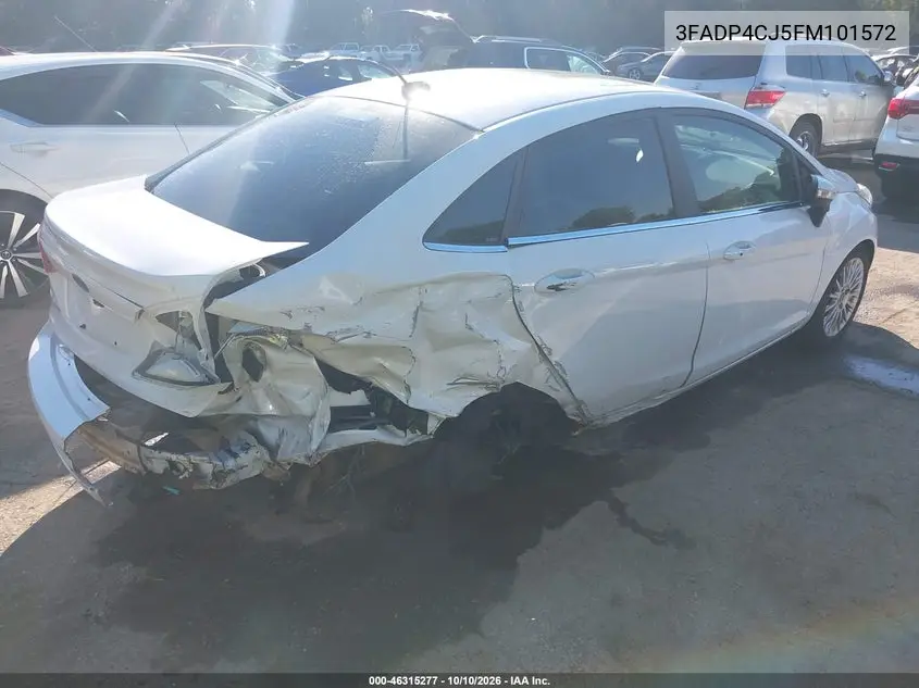 2015 FORD FIESTA VIN 3FADP4CJ5FM101572 — фото 4
