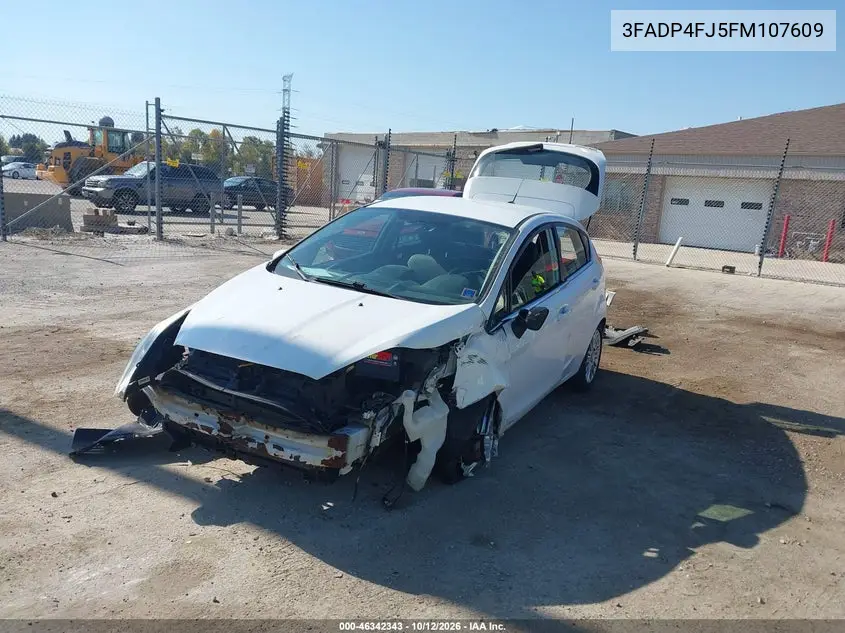 2015 FORD FIESTA VIN 3FADP4FJ5FM107609 — фото 2