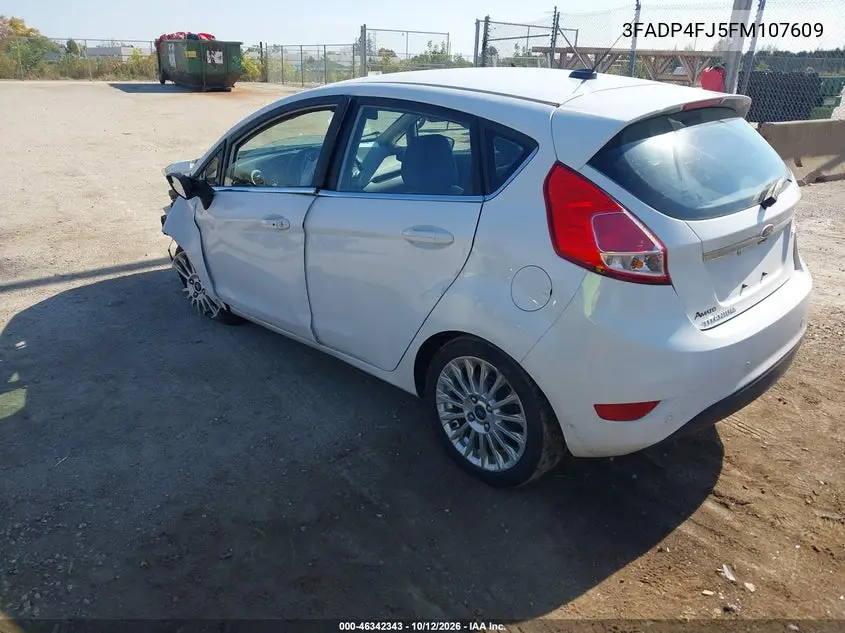 2015 FORD FIESTA VIN 3FADP4FJ5FM107609 — фото 3