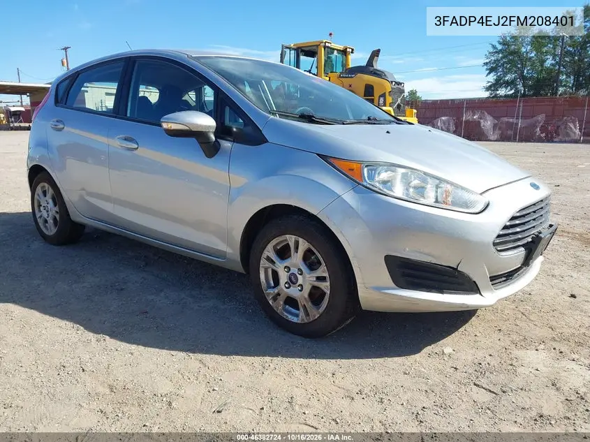 FORD FIESTA 2015, VIN 3FADP4EJ2FM208401