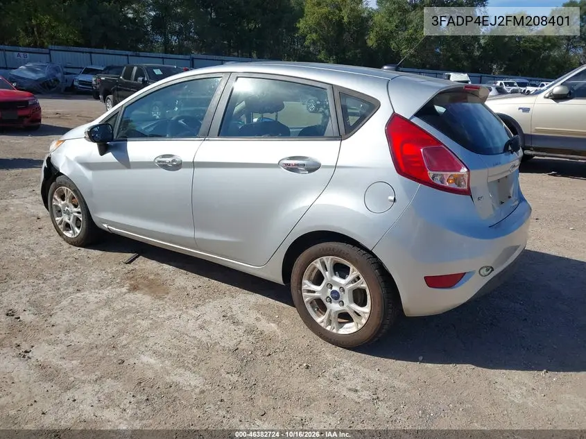 2015 FORD FIESTA VIN 3FADP4EJ2FM208401 — фото 3