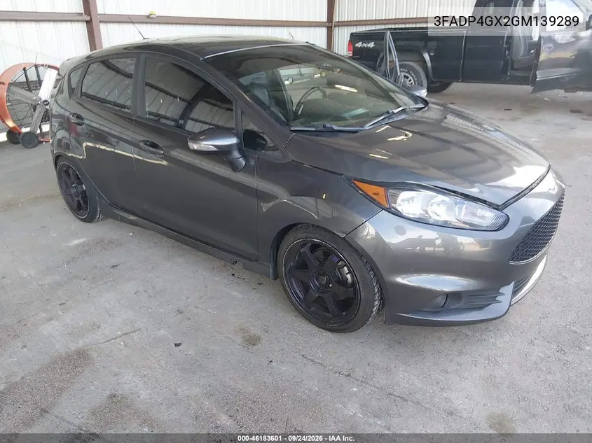 FORD FIESTA 2016, VIN 3FADP4GX2GM139289