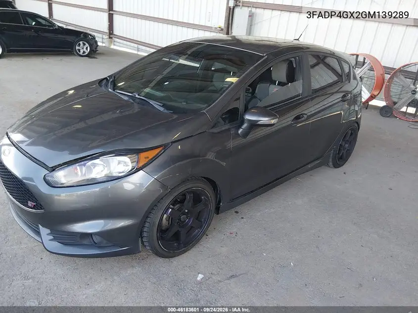 2016 FORD FIESTA VIN 3FADP4GX2GM139289 — фото 2