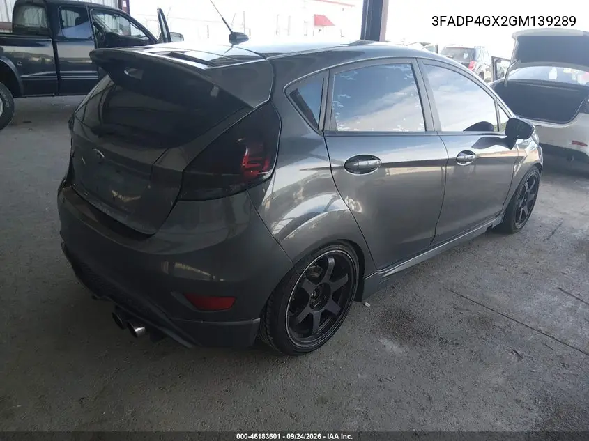 2016 FORD FIESTA VIN 3FADP4GX2GM139289 — фото 4