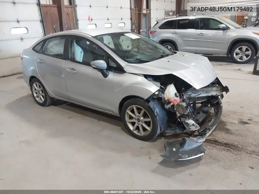 FORD FIESTA 2016, VIN 3FADP4BJ5GM179482