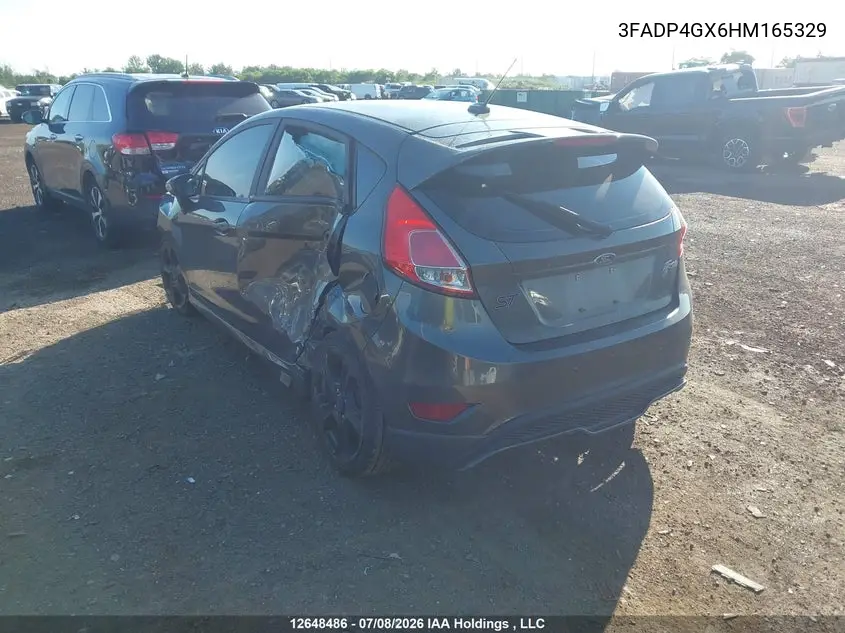 2017 FORD FIESTA VIN 3FADP4GX6HM165329 — фото 3