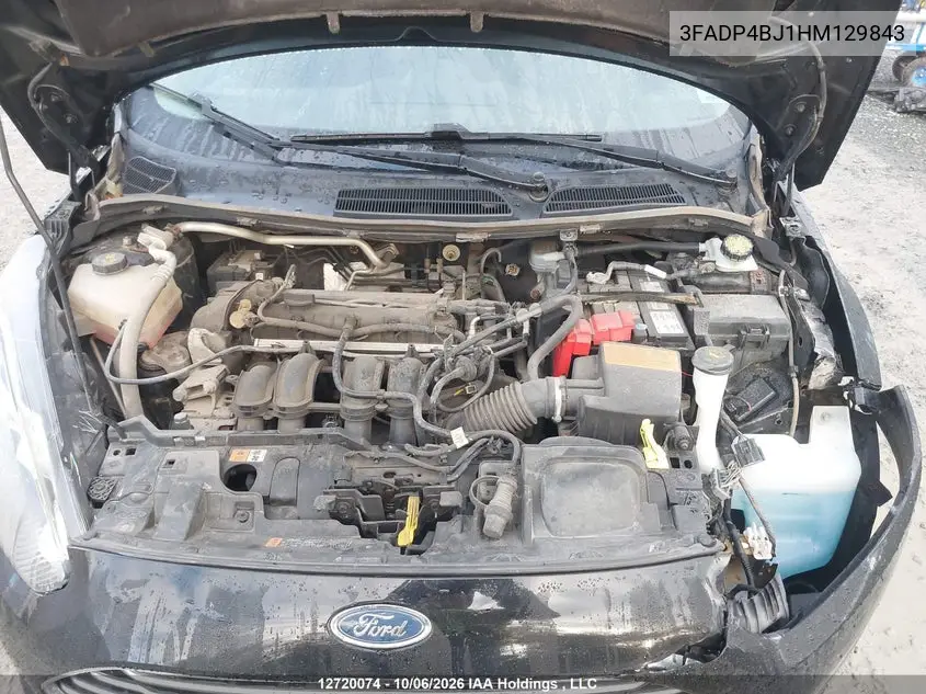 2017 FORD FIESTA VIN 3FADP4BJ1HM129843 — фото 10
