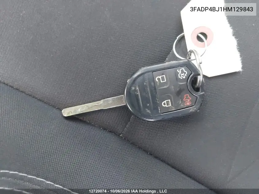 2017 FORD FIESTA VIN 3FADP4BJ1HM129843 — фото 11