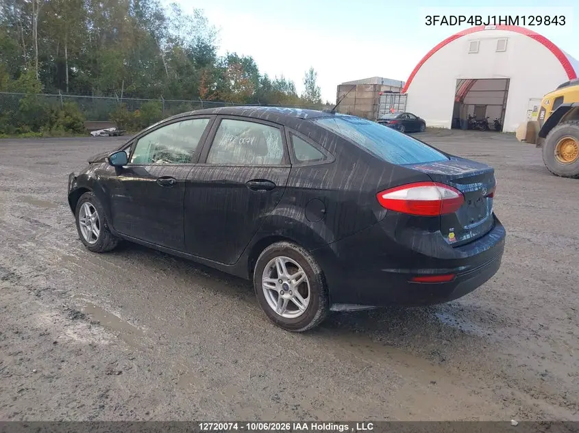 2017 FORD FIESTA VIN 3FADP4BJ1HM129843 — фото 3