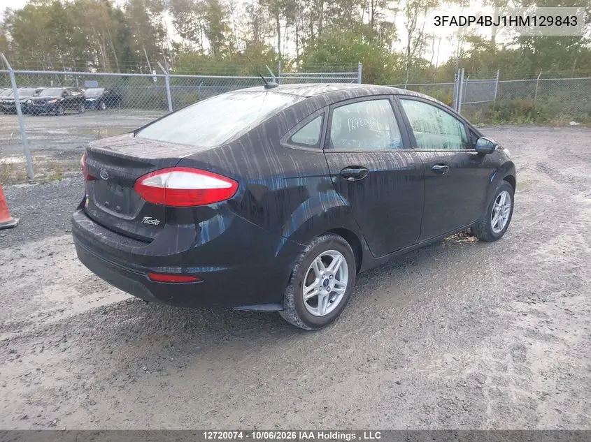 2017 FORD FIESTA VIN 3FADP4BJ1HM129843 — фото 4