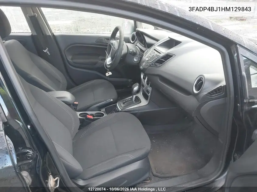 2017 FORD FIESTA VIN 3FADP4BJ1HM129843 — фото 5