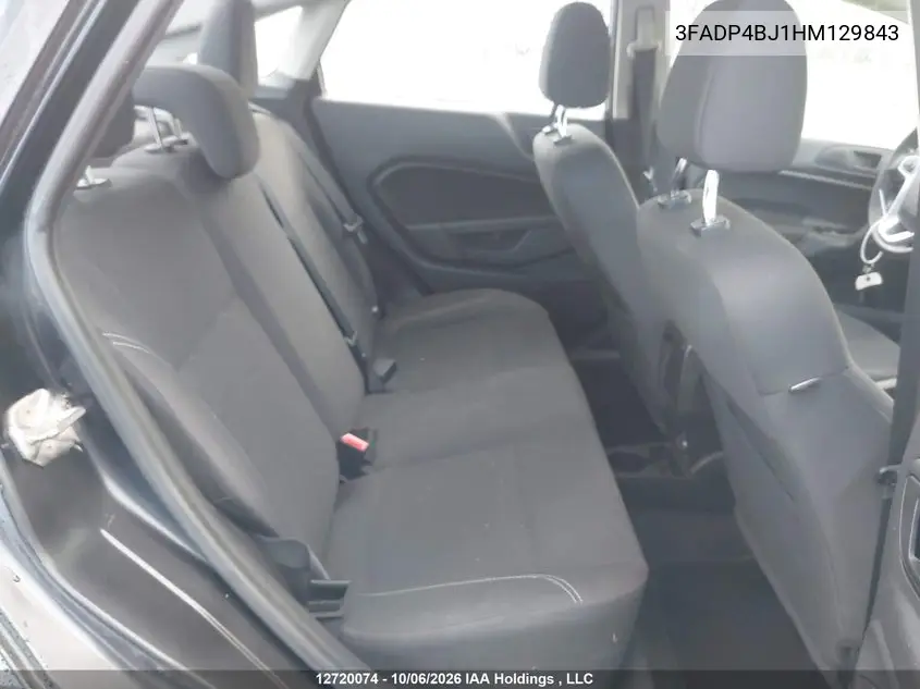 2017 FORD FIESTA VIN 3FADP4BJ1HM129843 — фото 8