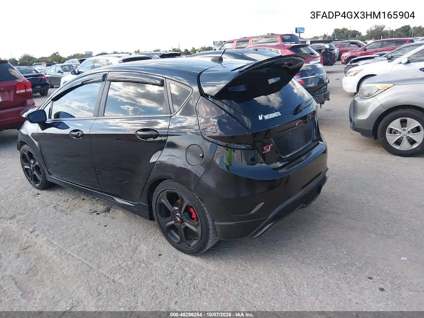 2017 FORD FIESTA VIN 3FADP4GX3HM165904 — фото 3