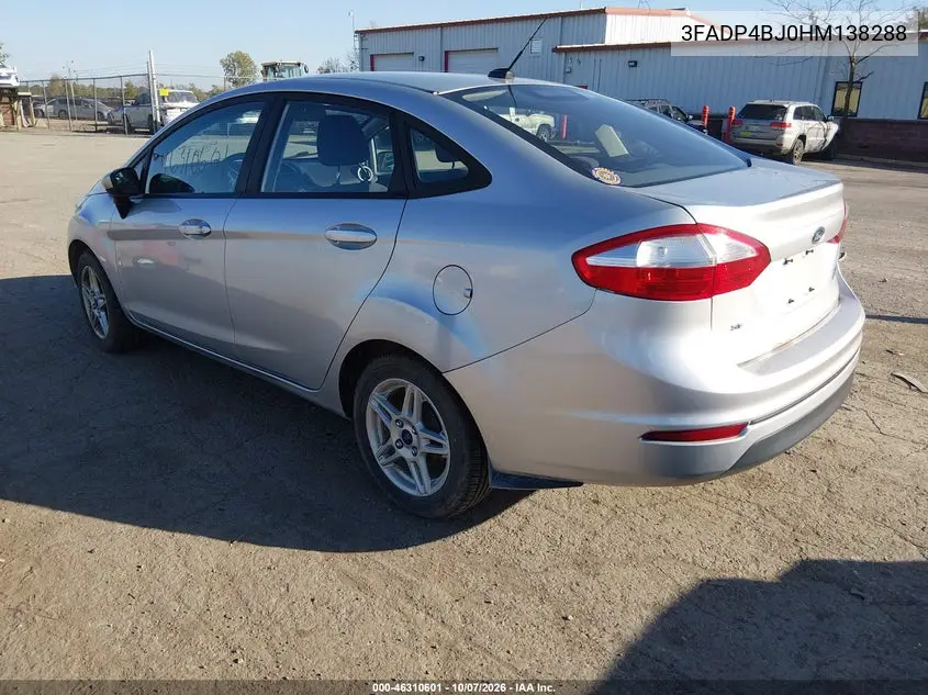 2017 FORD FIESTA VIN 3FADP4BJ0HM138288 — фото 3