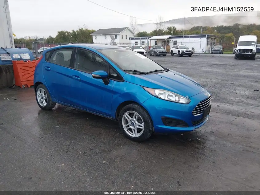 FORD FIESTA 2017, VIN 3FADP4EJ4HM152559