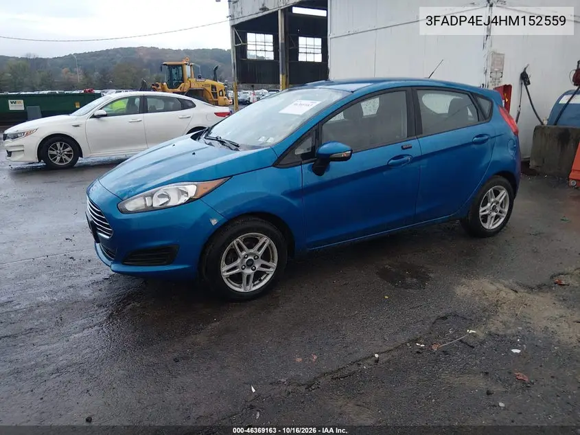 2017 FORD FIESTA VIN 3FADP4EJ4HM152559 — фото 2