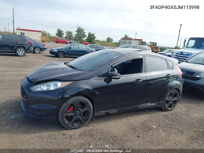 2018 FORD FIESTA VIN 3FADP4GX0JM115998 — фото 14