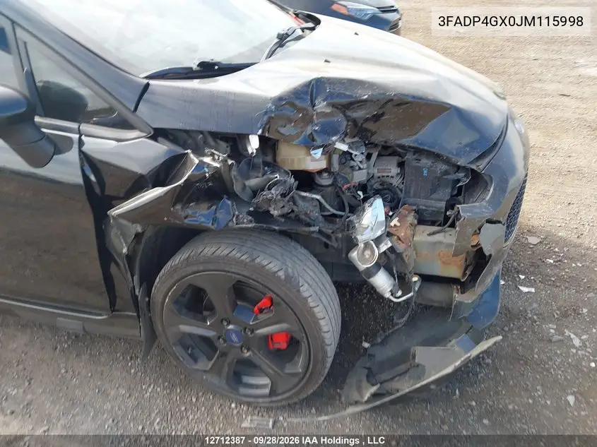 2018 FORD FIESTA VIN 3FADP4GX0JM115998 — фото 18