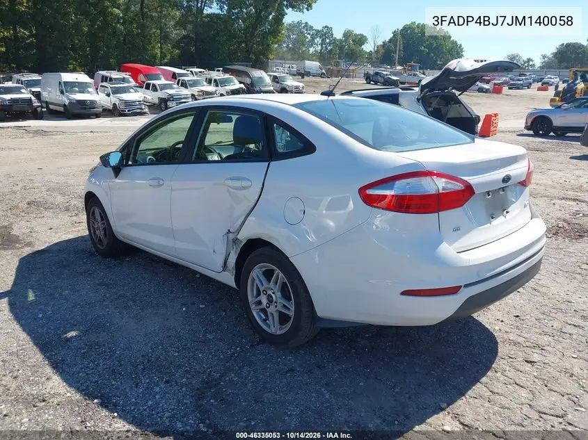 2018 FORD FIESTA VIN 3FADP4BJ7JM140058 — фото 3