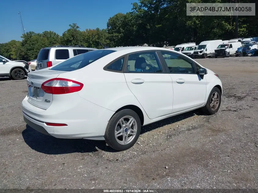 2018 FORD FIESTA VIN 3FADP4BJ7JM140058 — фото 4