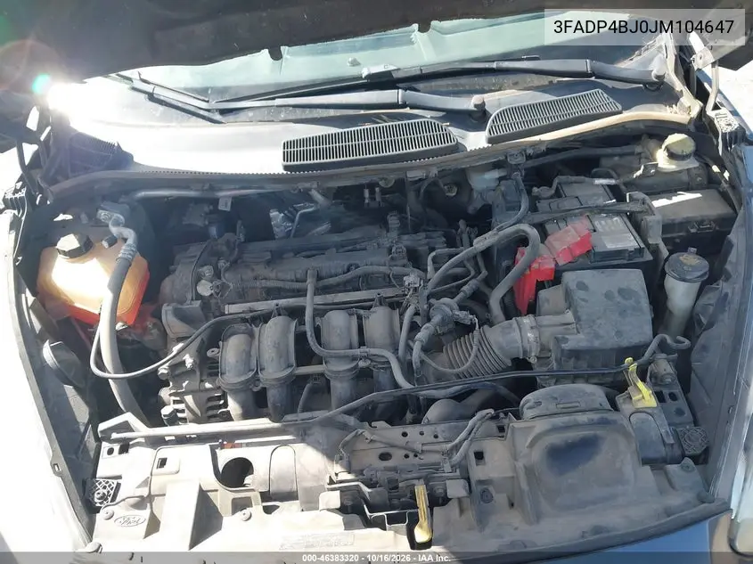 2018 FORD FIESTA VIN 3FADP4BJ0JM104647 — фото 10