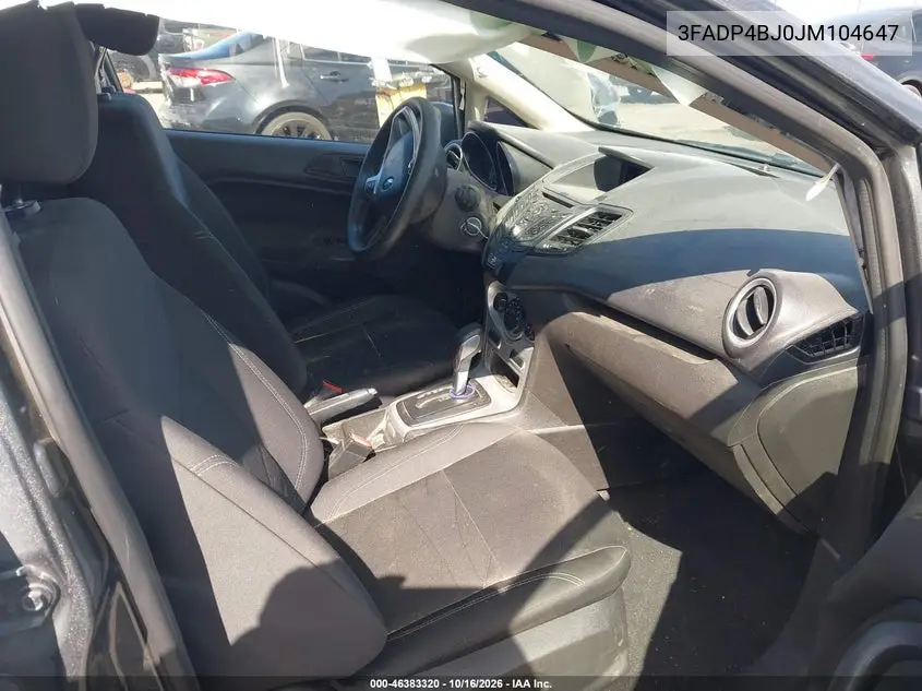 2018 FORD FIESTA VIN 3FADP4BJ0JM104647 — фото 5