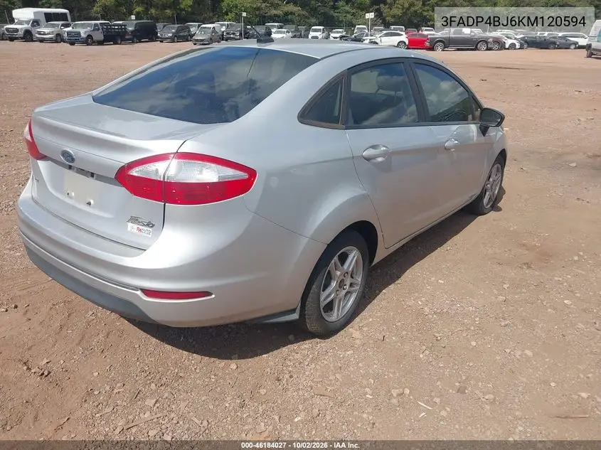 2019 FORD FIESTA VIN 3FADP4BJ6KM120594 — фото 4