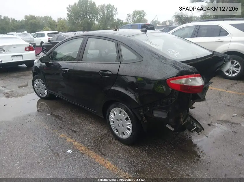 2019 FORD FIESTA VIN 3FADP4AJ4KM127206 — фото 3