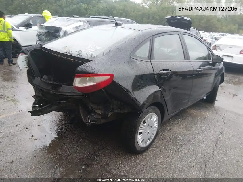 2019 FORD FIESTA VIN 3FADP4AJ4KM127206 — фото 4