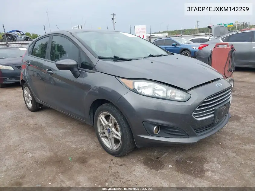 FORD FIESTA 2019, VIN 3FADP4EJXKM142299