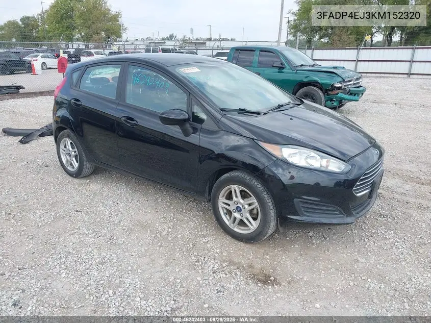 FORD FIESTA 2019, VIN 3FADP4EJ3KM152320