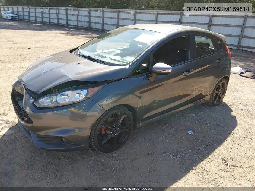2019 FORD FIESTA VIN 3FADP4GX5KM159514 — фото 2