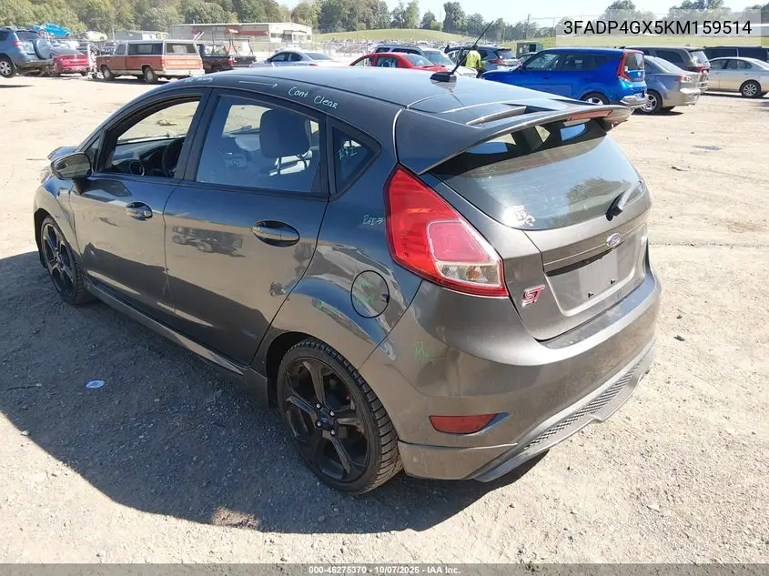2019 FORD FIESTA VIN 3FADP4GX5KM159514 — фото 3