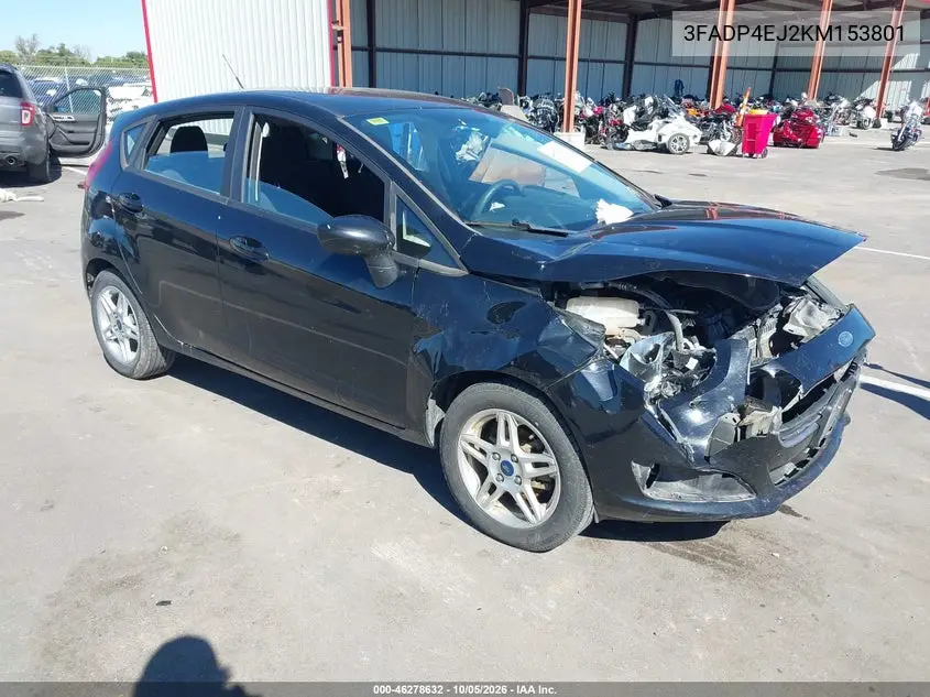 FORD FIESTA 2019, VIN 3FADP4EJ2KM153801