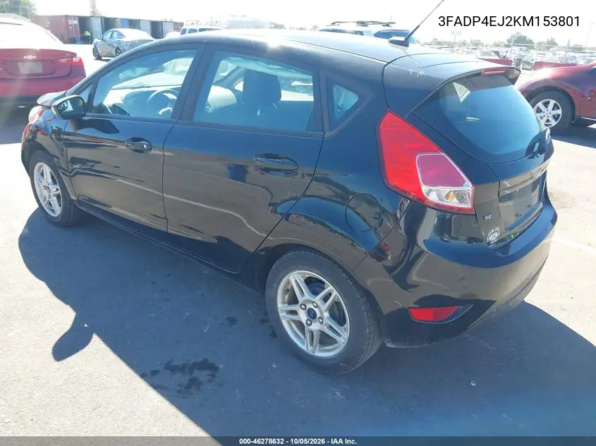 2019 FORD FIESTA VIN 3FADP4EJ2KM153801 — фото 3
