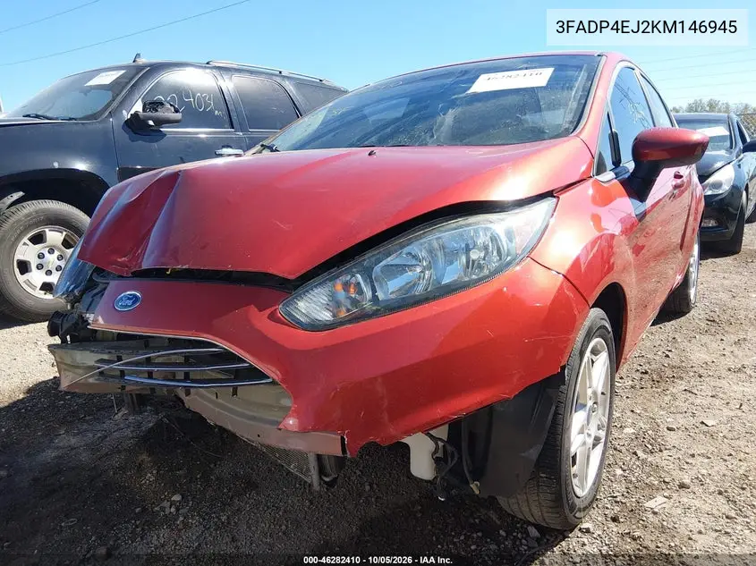 2019 FORD FIESTA VIN 3FADP4EJ2KM146945 — фото 2